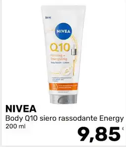 Iper Tosano NIVEA Body Q10 siero rassodante Energy offerta