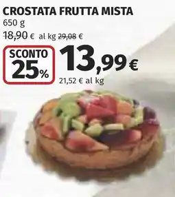 Coop CROSTATA FRUTTA MISTA offerta