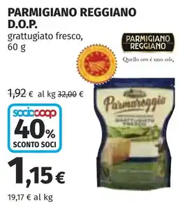 Coop Parmigiano Reggiano D.O.P. grattugiato fresco offerta