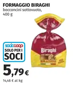 Coop Formaggio Biraghi offerta