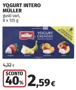 Coop YOGURT INTERO MÜLLER offerta