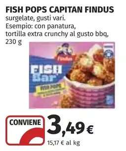 Coop FISH POPS CAPITAN FINDUS offerta