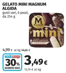 Coop Gelato mini Magnum Algida offerta