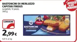 Coop Bastoncini di merluzzo Capitan Findus offerta