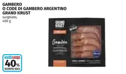 Coop Gambero o code di gambero argentino Grand Krust offerta