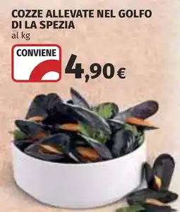 Coop COZZE ALLEVATE NEL GOLFO DI LA SPEZIA offerta
