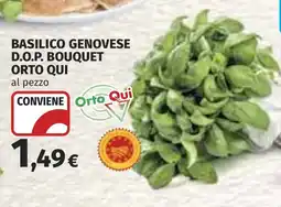 Coop Basilico Genovese D.O.P. Bouquet Orto Qui offerta