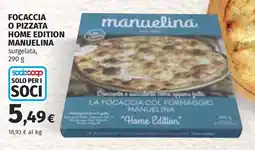 Coop Focaccia o pizzata Manuelina offerta