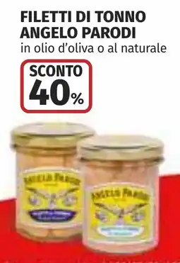 Coop Filetti di tonno Angelo Parodi offerta