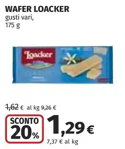 Coop Wafer Loacker offerta