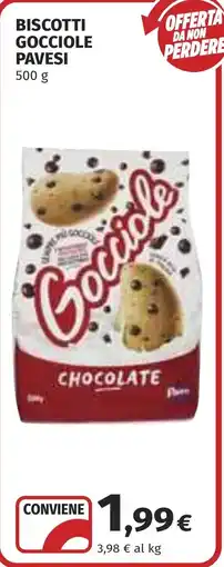Coop Biscotti Gocciolè Pavesi offerta