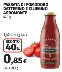 Coop Passata di pomodoro datterino e ciliegino Agromonte offerta