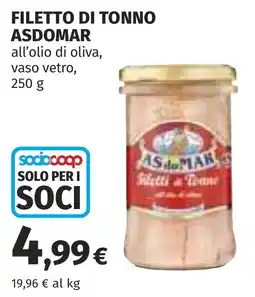 Coop Filetto di tonno Asdomar offerta
