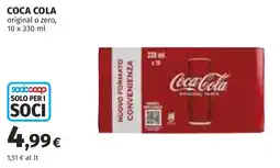 Coop Coca Cola original o zero offerta