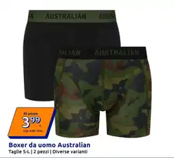 Action Boxer da uomo Australian offerta