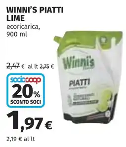 Coop Winni's Piatti Lime offerta
