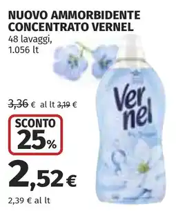 Coop Ammorbidente concentrato Vernel offerta