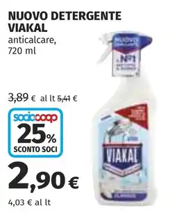 Coop NUOVO DETERGENTE VIAKAL anticalcare offerta