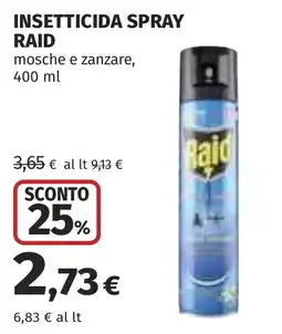 Coop INSETTICIDA SPRAY RAID offerta