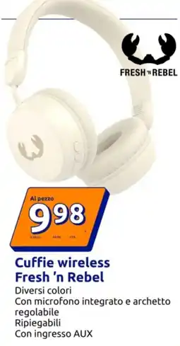 Action Cuffie wireless Fresh 'n Rebel offerta