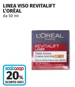 Coop Linea viso revitalift l'oréal offerta