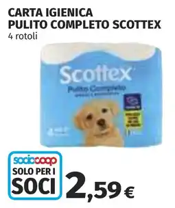 Coop Carta igienica pulito completo Scottex offerta