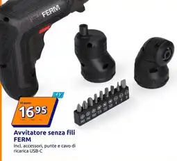 Action Avvitatore senza fili FERM offerta