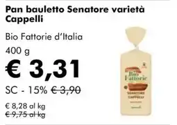 NaturaSì Pan bauletto Senatore varietà Cappelli offerta