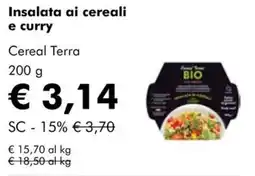 NaturaSì Insalata ai cereali e curry Cereal Terra offerta
