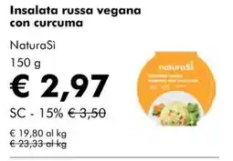 NaturaSì Insalata russa vegana con curcuma NaturaSi offerta