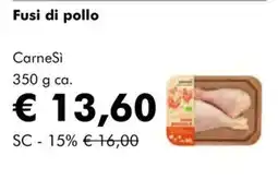 NaturaSì Fusi di pollo CarneSì offerta