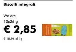 NaturaSì Biscotti integrali offerta