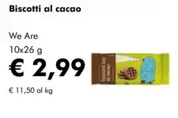 NaturaSì We Are Biscotti al cacao offerta
