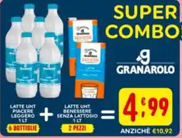 Gruppo Pascar Latte uht piacere leggero+ latte uht benessere senza lattosio offerta