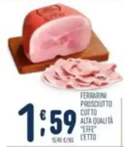 Gruppo Pascar FERRARINI PROSCIUTTO COTTO ALTA QUALITÀ "EFFE" offerta