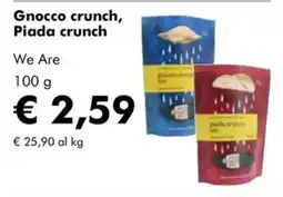 NaturaSì Gnocco crunch, Piada crunch offerta
