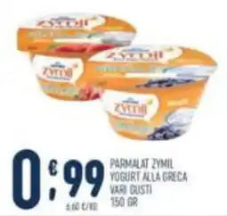 Gruppo Pascar Parmalat Zymil Yogurt alla Greca offerta
