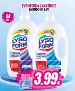 Vitulano Drugstore LYSOFORM LAVATRICE offerta