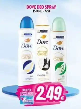 Vitulano Drugstore Dove Deo Spray offerta