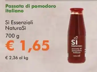 NaturaSì Passata di pomodoro italiano Si Essenziali NaturaSi offerta
