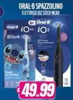 Vitulano Drugstore Oral-B Spazzolino Elettrico iO2 Stitch-Nero offerta