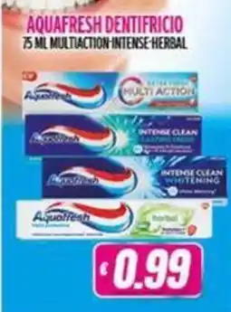 Vitulano Drugstore Aquafresh dentifricio offerta
