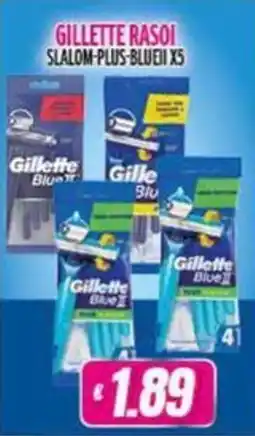 Vitulano Drugstore Gillette Rasoio Slalom-Plus-Blue offerta