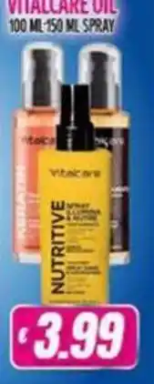 Vitulano Drugstore Vitallcare Oil Nutritive offerta
