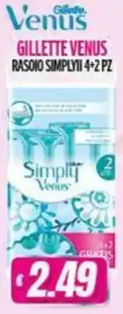 Vitulano Drugstore GILLETTE VENUS RASOIO SIMPLYII offerta