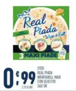 Gruppo Pascar Real Piada Wrap & Roll Maxi offerta