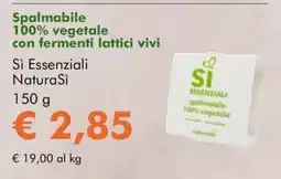 NaturaSì Spalmabile Si Essenziali NaturaSi offerta
