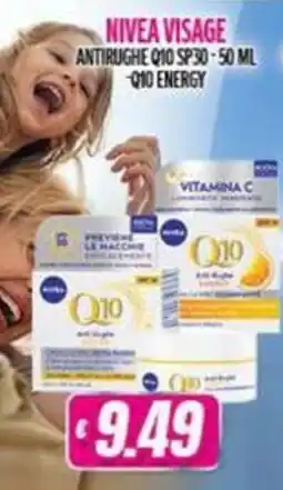 Vitulano Drugstore NIVEA VISAGE ANTIRUGHE Q10 SP30 - Q10 ENERGY offerta
