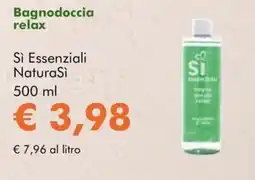 NaturaSì Sì Essenziali NaturaSì Bagnodoccia relax offerta