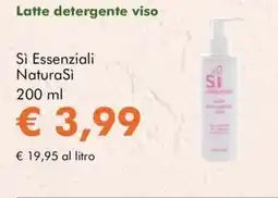 NaturaSì Latte detergente viso Sì Essenziali NaturaSì offerta